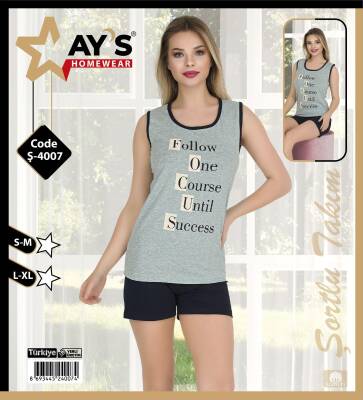 4007 Şortlu Pijama Takımı 1 Adet Ürün Fiyatıdır (Model Sınıfı: PA02-1-034) - 1