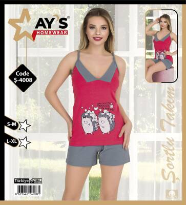 4008 Şortlu Pijama Takımı 1 Adet Ürün Fiyatıdır (Model Sınıfı: PA02-1-034) - 1