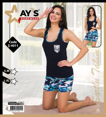 4011 Şortlu Pijama Takımı 1 Adet Ürün Fiyatıdır (Model Sınıfı: PA02-1-034) - 1