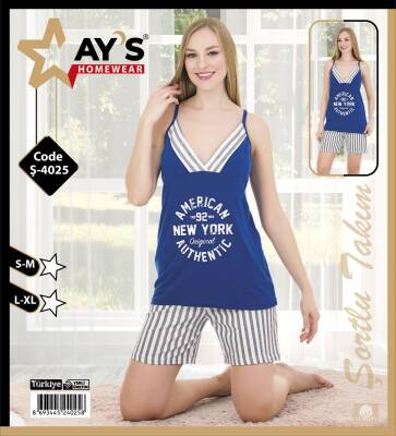 4025 Şortlu Pijama Takımı 1 Adet Ürün Fiyatıdır (Model Sınıfı: PA02-1-034) - 1