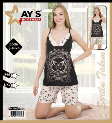4026 Şortlu Pijama Takımı 1 Adet Ürün Fiyatıdır (Model Sınıfı: PA02-1-034) - 1