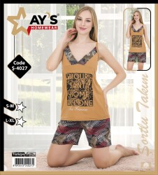 4027 Şortlu Pijama Takımı 1 Adet Ürün Fiyatıdır (Model Sınıfı: PA02-1-034) - 1