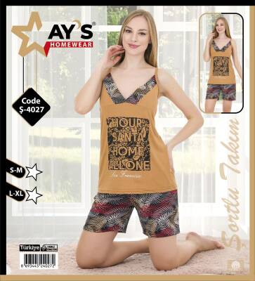 4027 Şortlu Pijama Takımı 1 Adet Ürün Fiyatıdır (Model Sınıfı: PA02-1-034) - 1