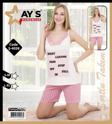 4028 Şortlu Pijama Takımı 1 Adet Ürün Fiyatıdır (Model Sınıfı: PA02-1-034) - 1