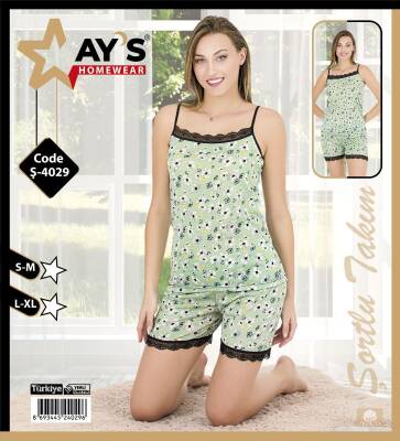 4029 Şortlu Pijama Takımı 1 Adet Ürün Fiyatıdır (Model Sınıfı: PA02-1-034) - 1