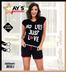 4036 Şortlu Pijama Takımı 1 Adet Ürün Fiyatıdır (Model Sınıfı: PA02-1-034) - 1