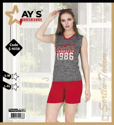 4038 Şortlu Pijama Takımı 1 Adet Ürün Fiyatıdır (Model Sınıfı: PA02-1-034) - 1