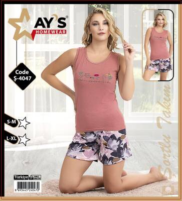 4047 Şortlu Pijama Takımı 1 Adet Ürün Fiyatıdır (Model Sınıfı: PA02-1-034) - 1