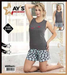 4053 Şortlu Pijama Takımı 1 Adet Ürün Fiyatıdır (Model Sınıfı: PA02-1-034) - 1