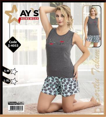 4053 Şortlu Pijama Takımı 1 Adet Ürün Fiyatıdır (Model Sınıfı: PA02-1-034) - 1
