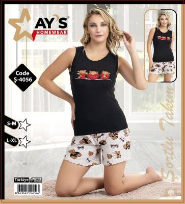 4056 Şortlu Pijama Takımı 1 Adet Ürün Fiyatıdır (Model Sınıfı: PA02-1-034) - 1