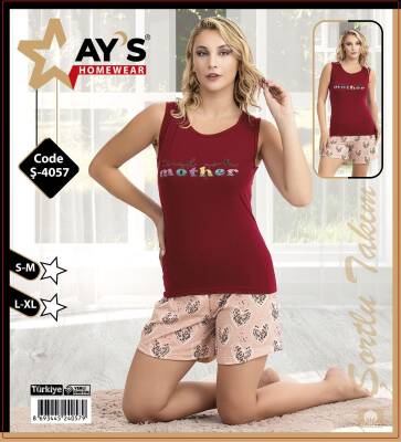 4057 Şortlu Pijama Takımı 1 Adet Ürün Fiyatıdır (Model Sınıfı: PA02-1-034) - 1