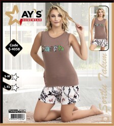 4058 Şortlu Pijama Takımı 1 Adet Ürün Fiyatıdır (Model Sınıfı: PA02-1-034) - 1