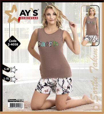 4058 Şortlu Pijama Takımı 1 Adet Ürün Fiyatıdır (Model Sınıfı: PA02-1-034) - 1