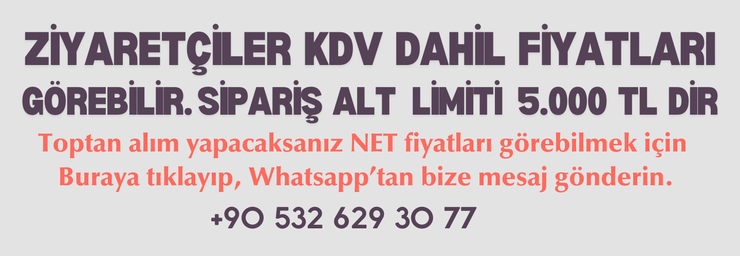 Net Fiyatlar İçin Whatsapp