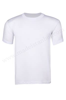 AEA08 Erkek Sıfır Yaka Atlet Beyaz - (12 Ad.Ürün Fiyatıdır) - 1