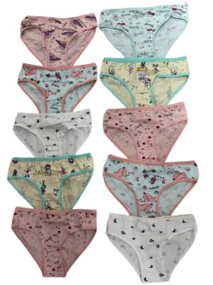 AGK01 Kız Çocuk Baskılı Bikini Külot - (12 Ad.Ürün Fiyatıdır) - 5