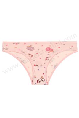 AGK01 Kız Çocuk Baskılı Bikini Külot - (12 Ad.Ürün Fiyatıdır) - 1