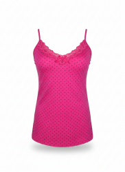 AKA07 Kadın Dantelli İp Askılı Emprime Atlet (Swella) - (1 Ad.Ürün Fiyatıdır, ürünler 12 li pakettedir) - 2