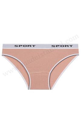 AKK11 Kadın Kalın Fitilli Beli Kalın Lastikli Bikini - (1 Ad.Ürün Fiyatıdır, ürünler 12 li pakettedir) - 1