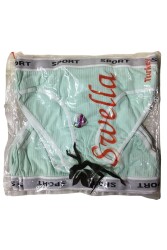 AKK11 Kadın Kalın Fitilli Beli Kalın Lastikli Bikini - (1 Ad.Ürün Fiyatıdır, ürünler 12 li pakettedir) - 6