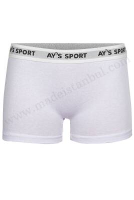 AKK19 Kadın Boxer Beli Kalın Lastikli (Ays) L Beden - (1 Ad.Ürün Fiyatıdır, ürünler 12 li pakettedir) - 4