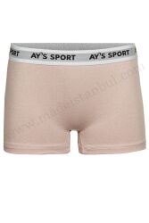 AKK19 Kadın Boxer Beli Kalın Lastikli (Ays) L Beden - (1 Ad.Ürün Fiyatıdır, ürünler 12 li pakettedir) - 7