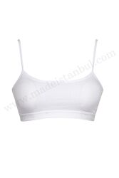 AKS07 İp Askılı Pedli Büstiyer (120) - (1 Ad.Ürün Fiyatıdır, ürünler 6'lı pakettedir) - 3
