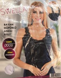 EKA13 Kadın Bluz Dantelli Atlet (0006) - (1 Ad.Ürün Fiyatıdır) - 1