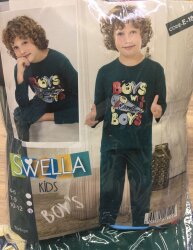 Erkek Çocuk Pijama Takımı Uzun Kollu - 2