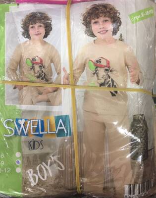 Erkek Çocuk Pijama Takımı Uzun Kollu - 4