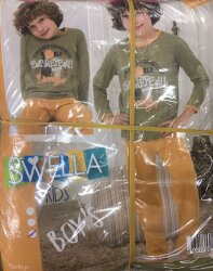 Erkek Çocuk Pijama Takımı Uzun Kollu - 5