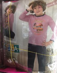 Erkek Çocuk Pijama Takımı Uzun Kollu - 7