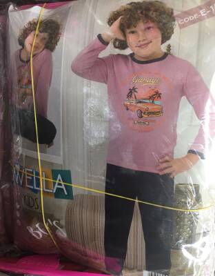 Erkek Çocuk Pijama Takımı Uzun Kollu - 7