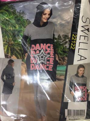 22122 Kapüşonlu Takım, Uzun Kollu, Altı Taytlı Hoodie (1 Adet Ürün Fiyatıdır) - 1